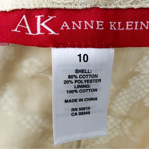 AK Anne Klein | Lace | Ivory | Button Down | Cardigan Jacket | - Picture 9 of 13